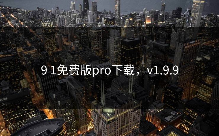 9 1免费版pro下载，v1.9.9